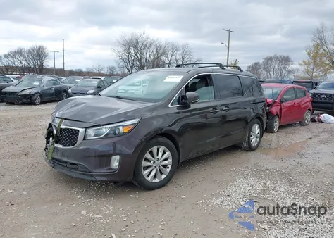 2015 Kia Sedona Ex z USA, uszkodzony, nr VIN KNDMC5C13F6049628